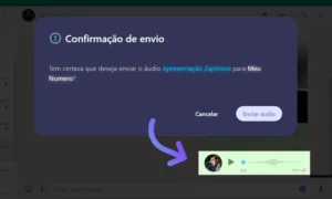 Zap Voice - Envio de audio